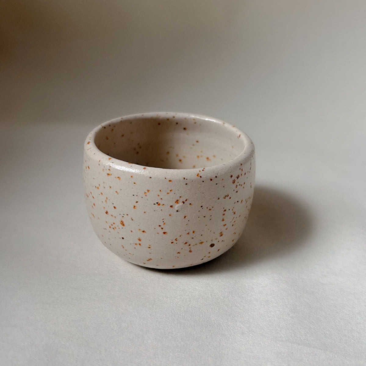 Set of 3 speckled espresso cups