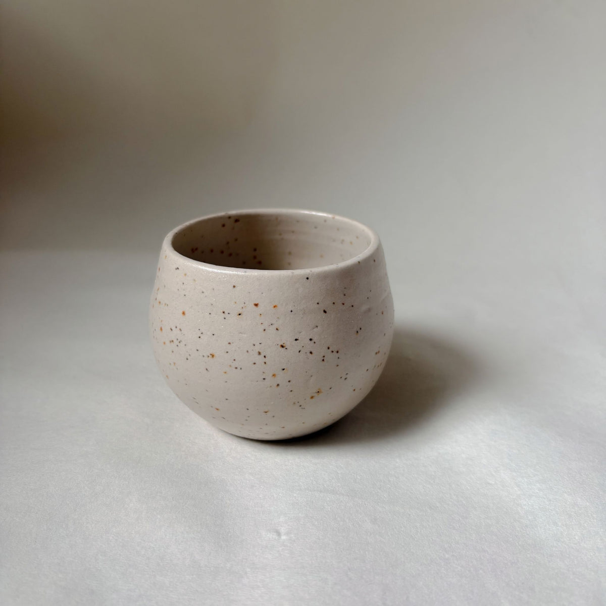 Set of 3 speckled espresso cups